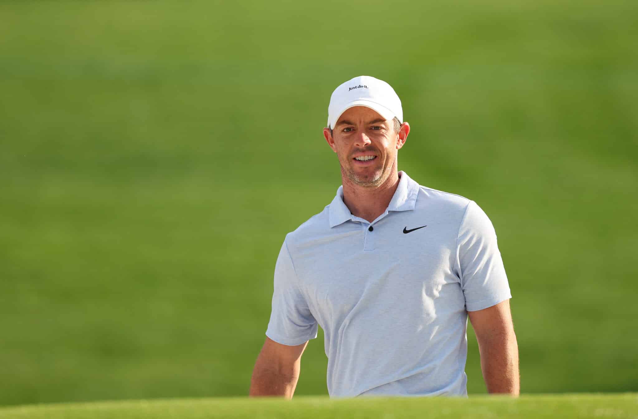 What time does Rory McIlroy tee off today