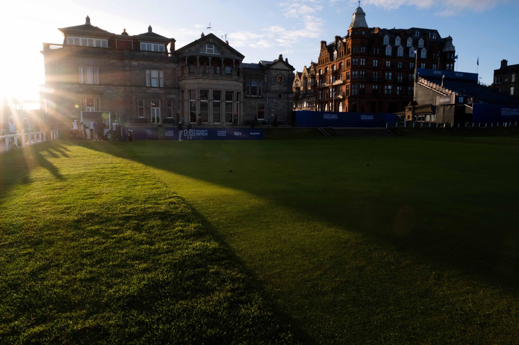 The first tee ahead of the AIG Women's Open at St Andrews Old Course in 2024 | Source: Andrew Leinster/Getty Images