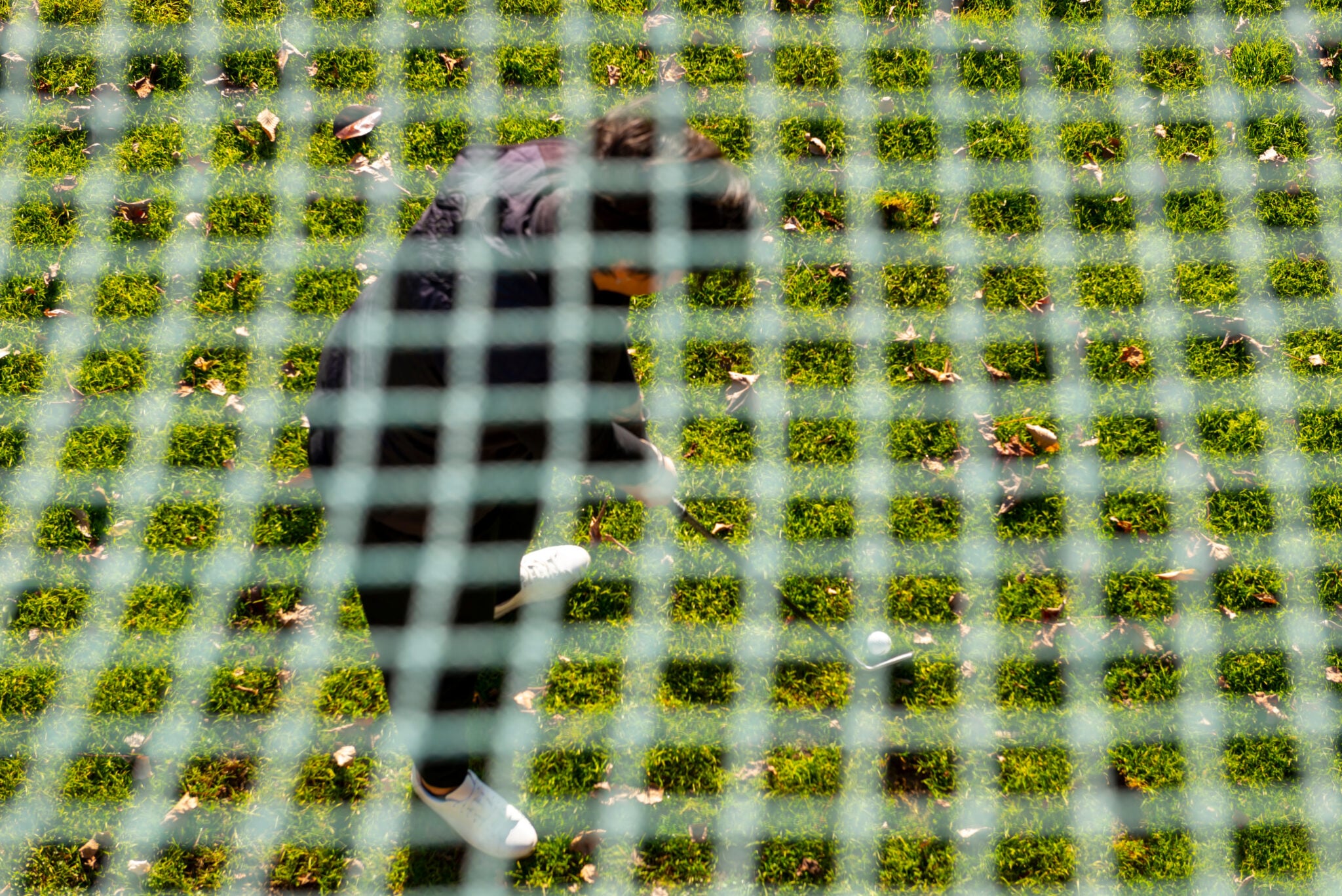 You could let someone else use the net, you know | Source: Adobe Stock Angry Club Golfer